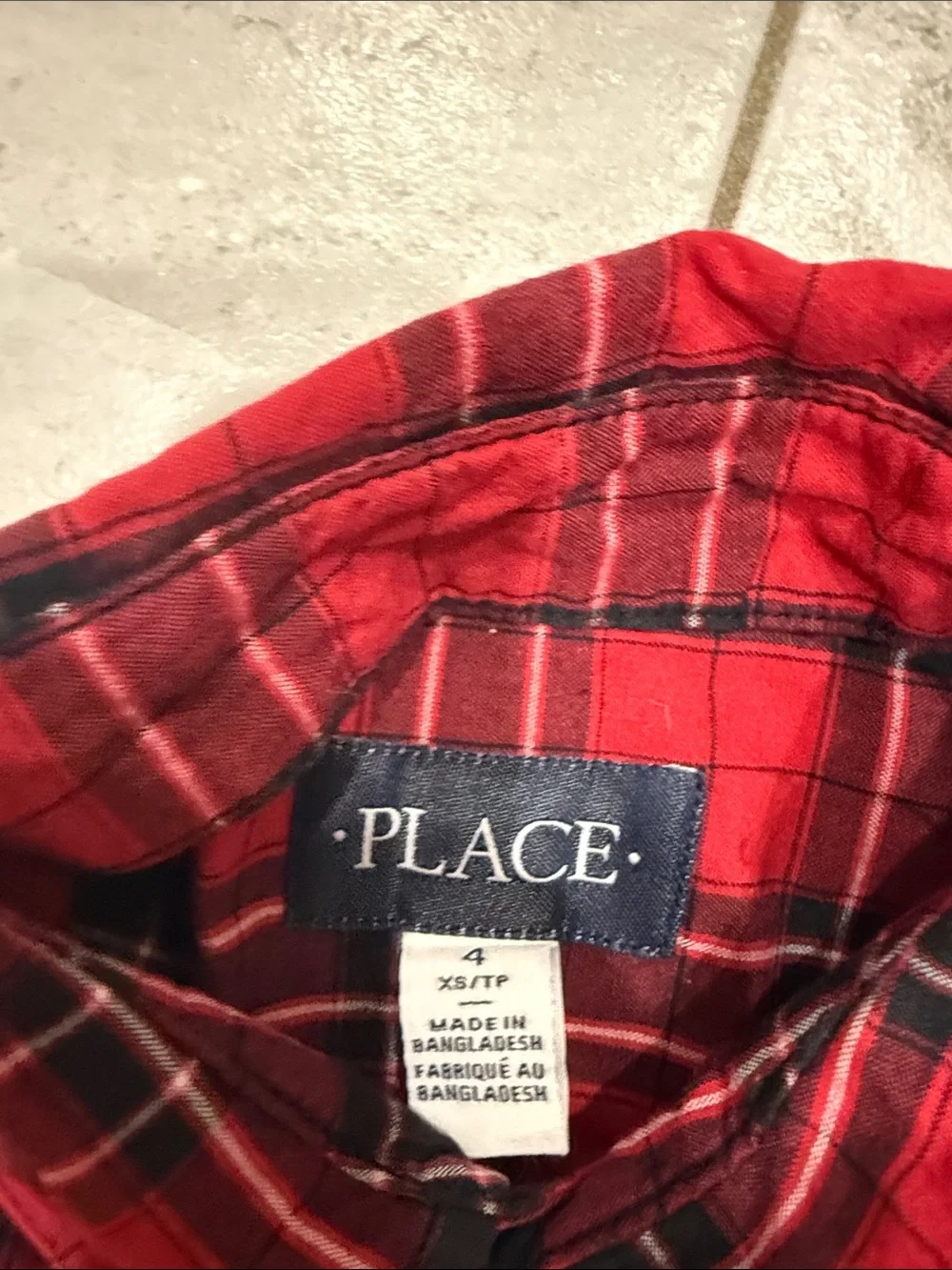 The Childrens Place classic red